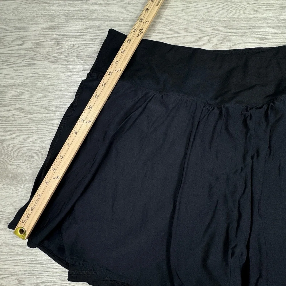 Torrid Women's Skort Active Crossover Waistband Black Size 3 Plus Athletic Skirt